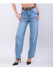 Jeans a Palloncino con cintura