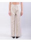 Pantaloni a Palazzo con Bottoni