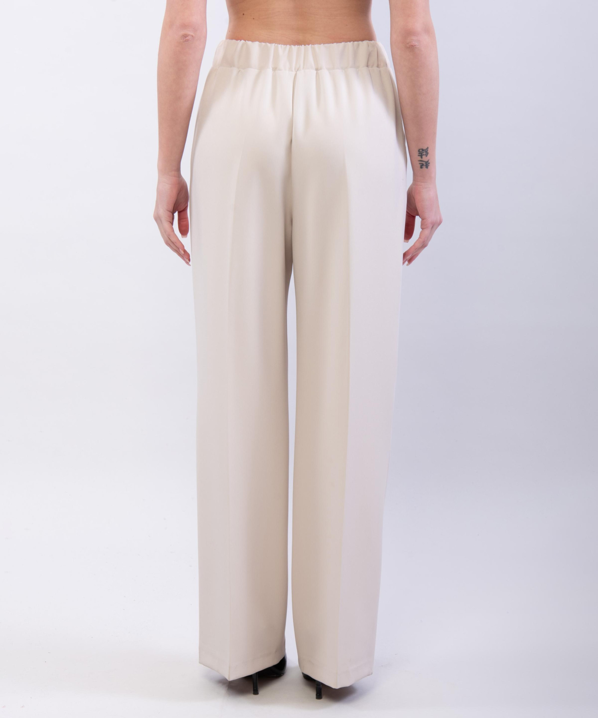 Pantaloni a Palazzo con Bottoni