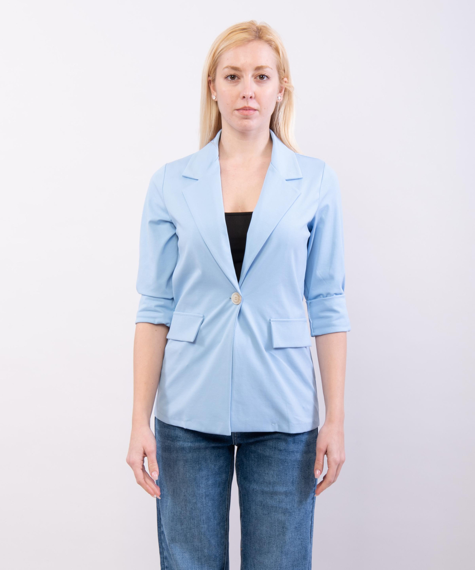 Blazer in Maglia Monopetto