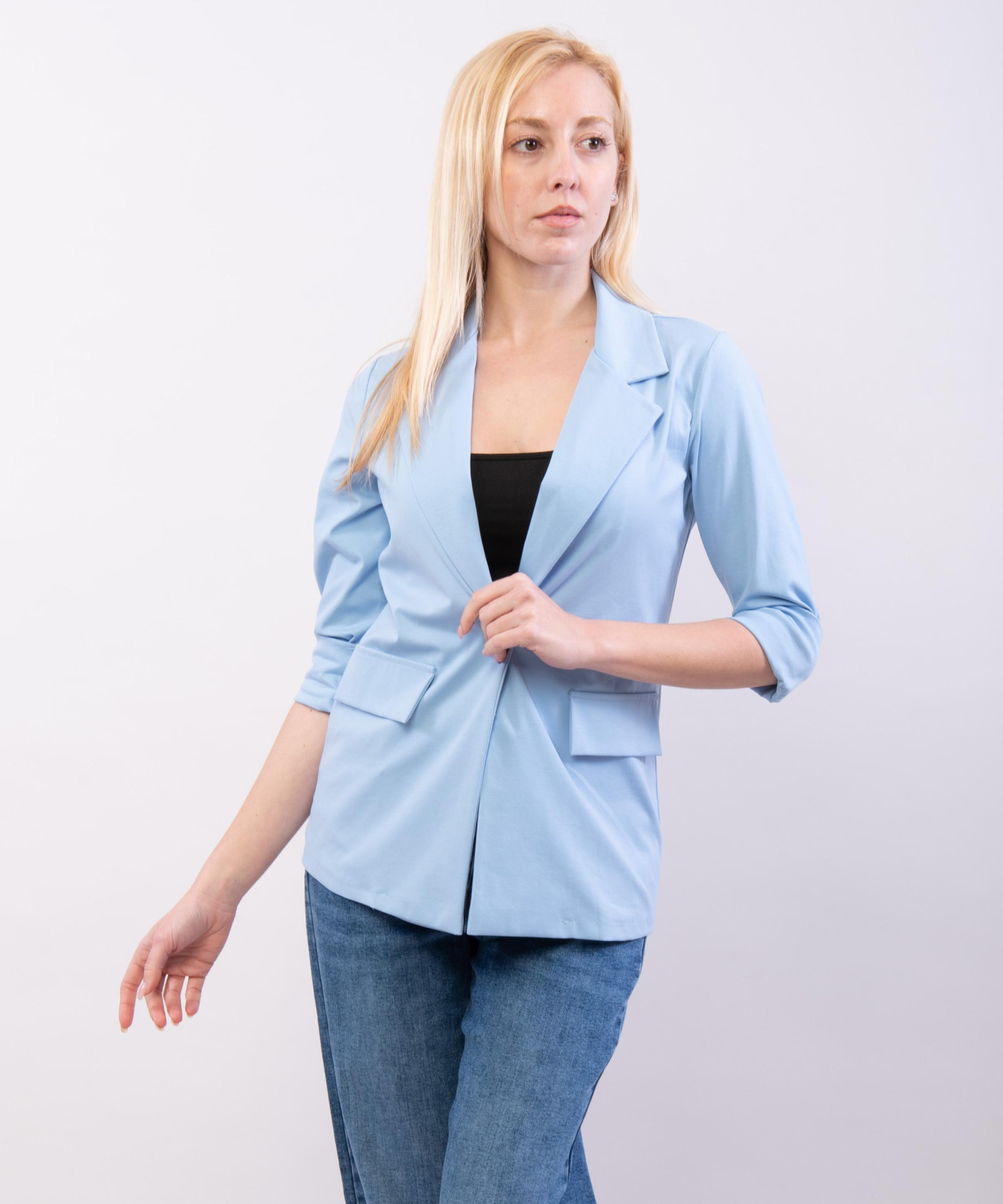 Blazer in Maglia Monopetto