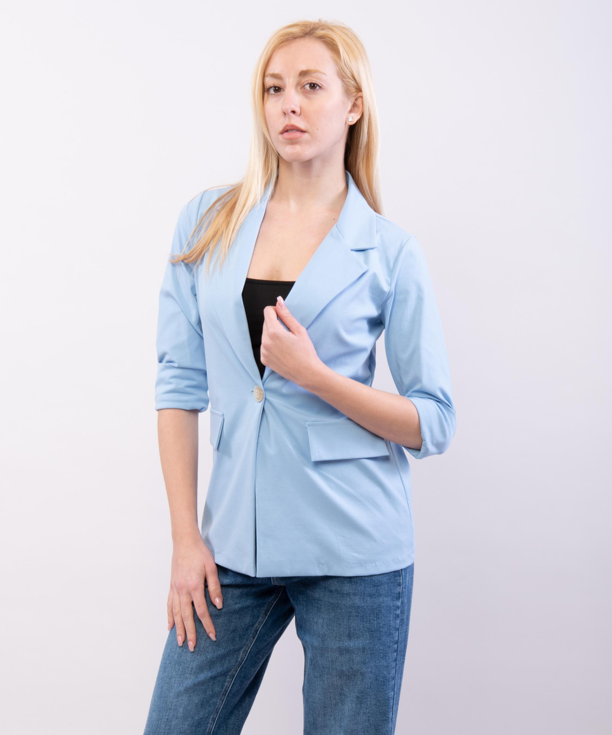 Blazer in Maglia Monopetto
