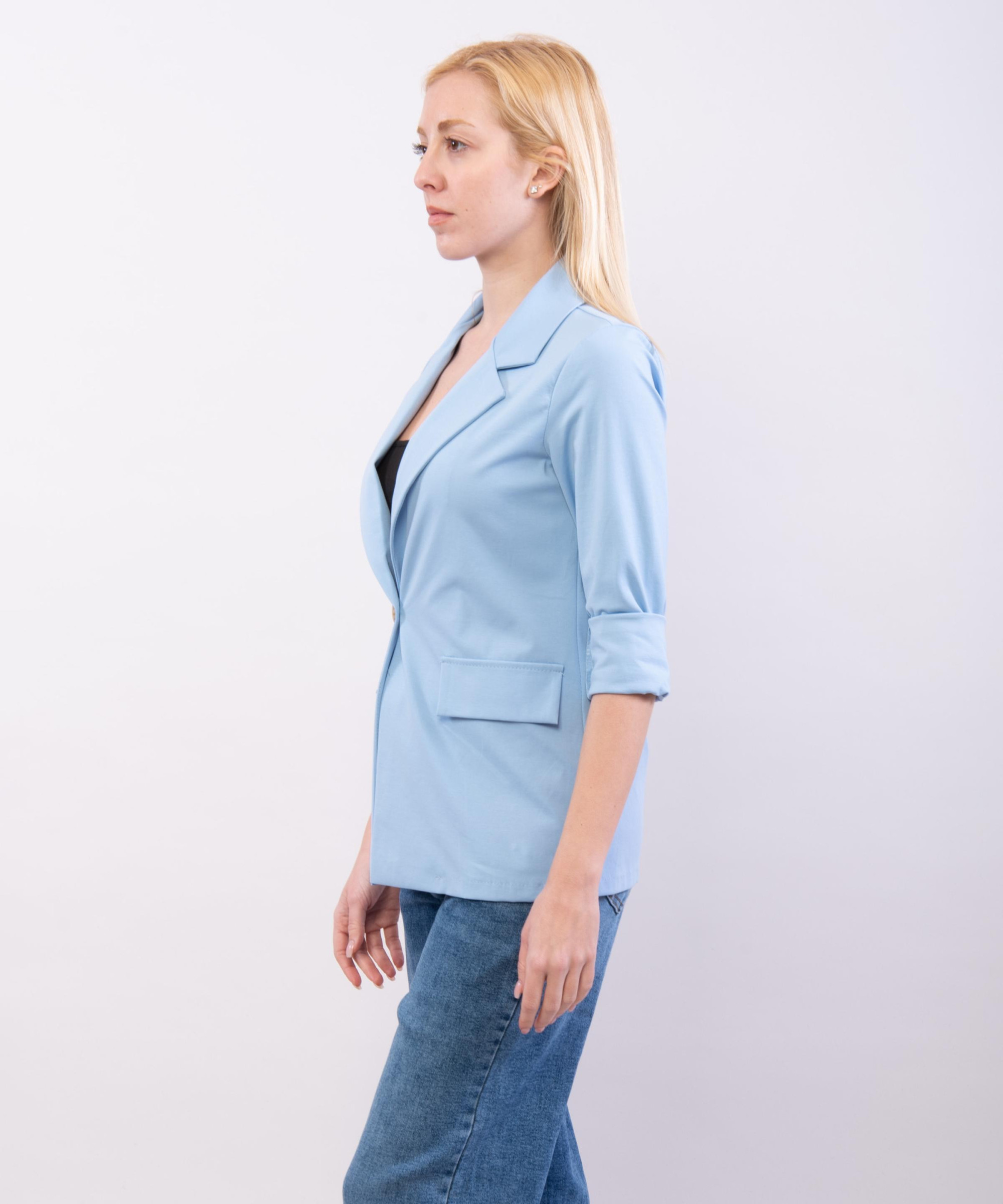 Blazer in Maglia Monopetto