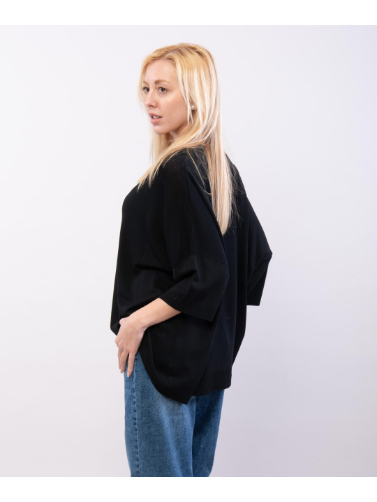 Maglia Oversize con Spalla Scesa