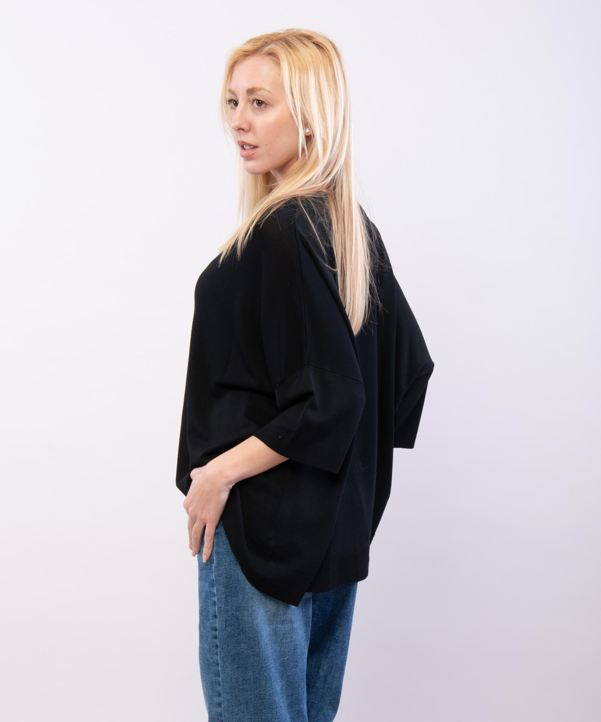 Maglia Oversize con Spalla Scesa