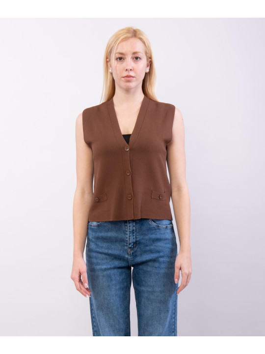 gilet in viscosa