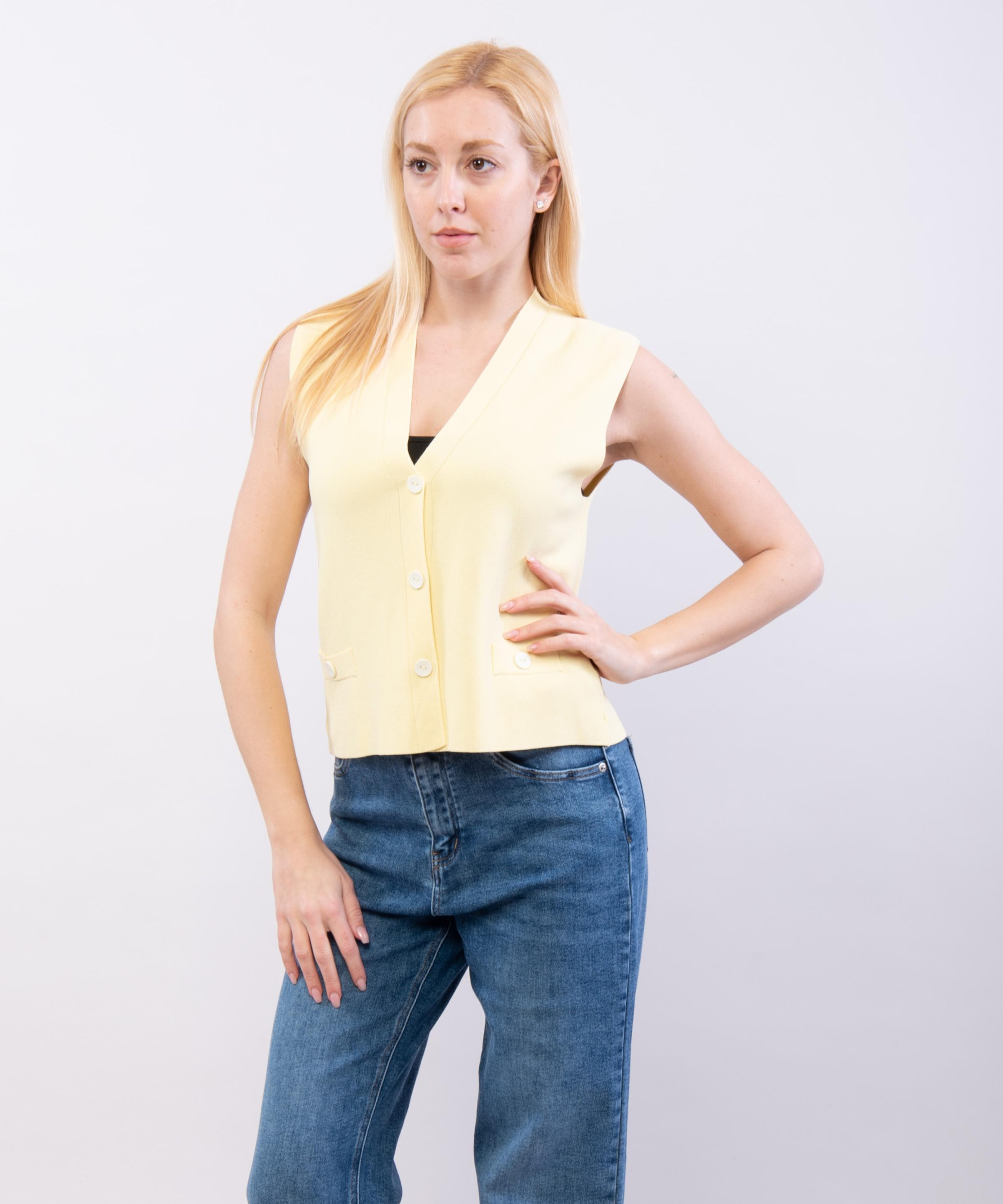 gilet in viscosa