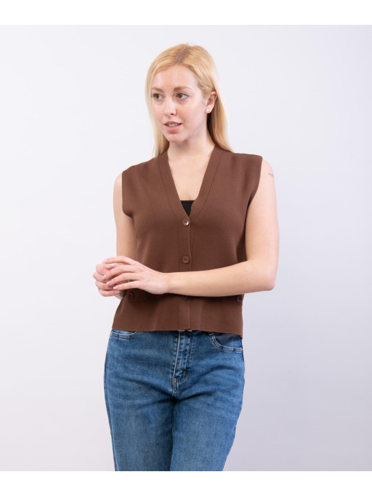 gilet in viscosa