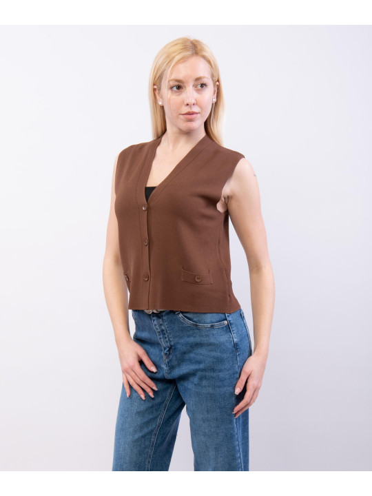 gilet in viscosa