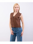 gilet in viscosa