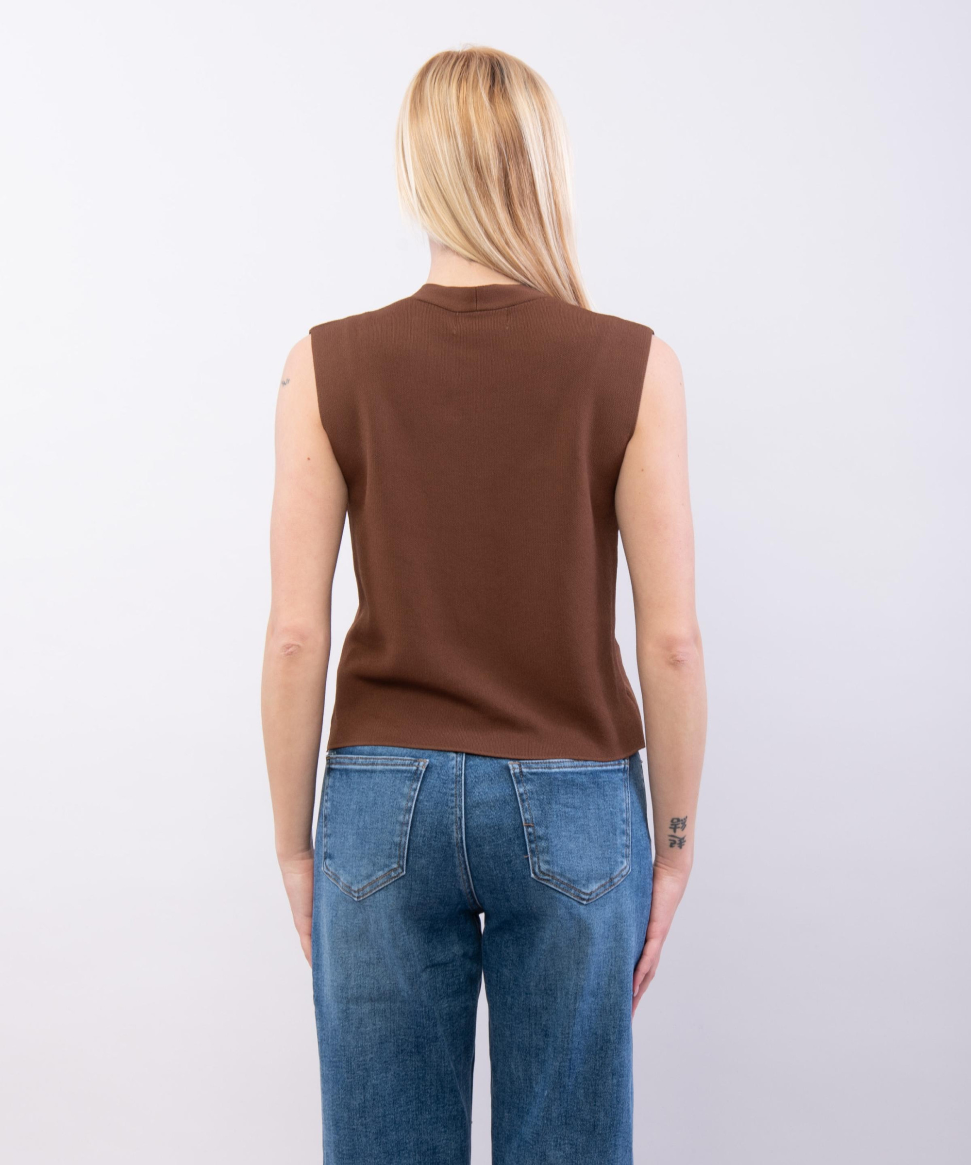 gilet in viscosa