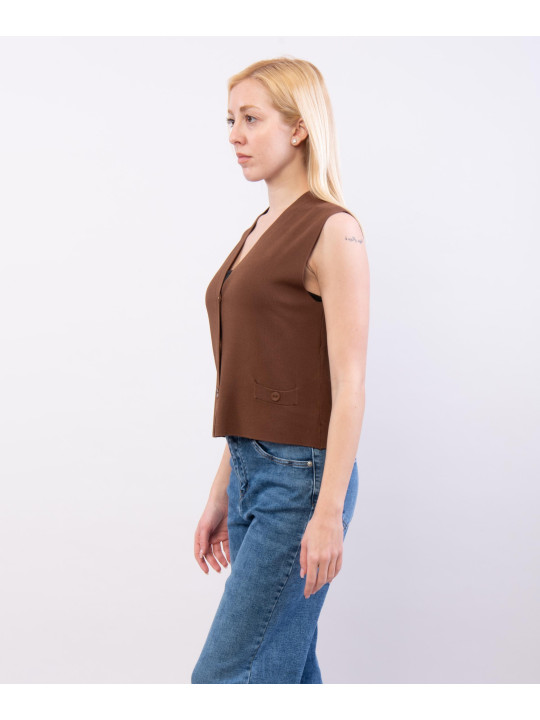 gilet in viscosa
