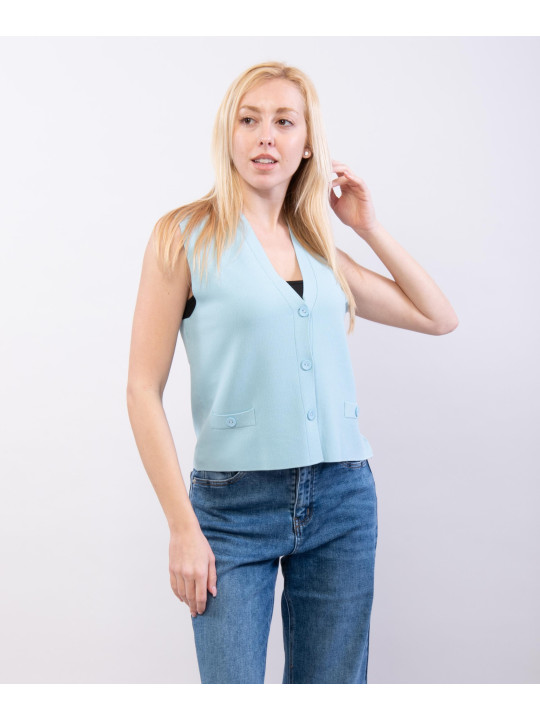 gilet in viscosa