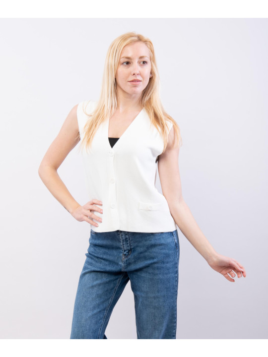 gilet in viscosa