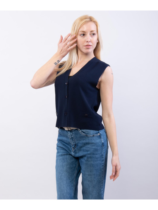 gilet in viscosa