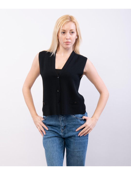 gilet in viscosa