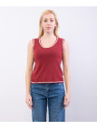top con bordo bicolore