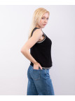top con bordo bicolore
