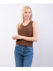 top con trecce ai bordi