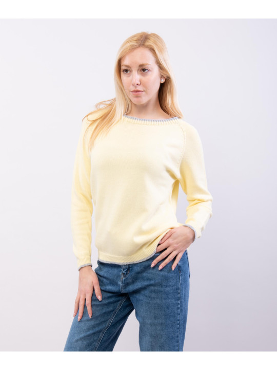 Maglia leggera Contrasto Orlo