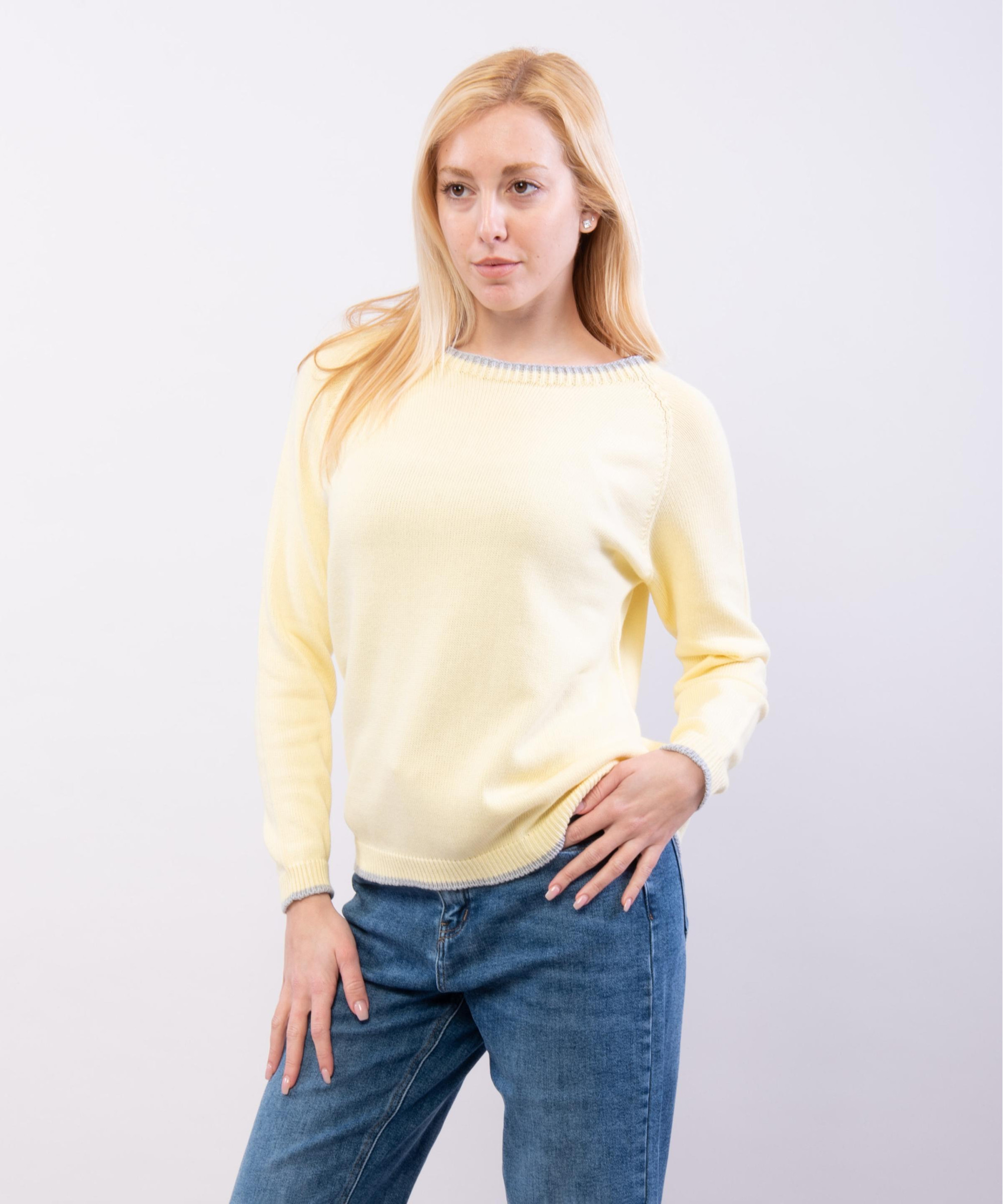 Maglia leggera Contrasto Orlo