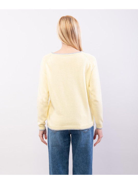 Maglia leggera Contrasto Orlo
