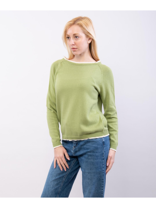 Maglia leggera Contrasto Orlo