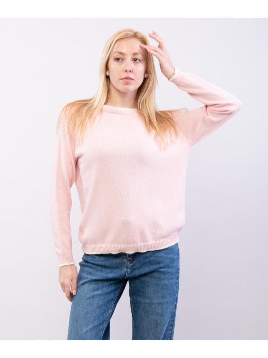 Maglia leggera Contrasto Orlo