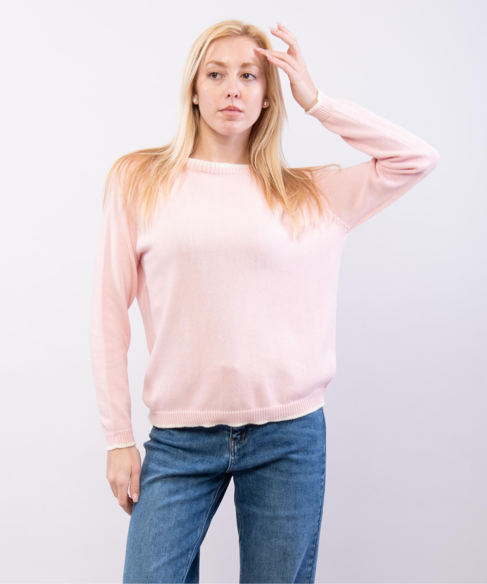Maglia leggera Contrasto Orlo