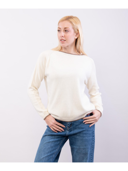 Maglia leggera Contrasto Orlo