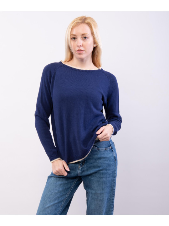 Maglia leggera Contrasto Orlo