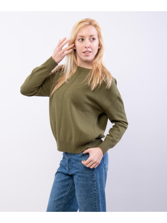 Maglia leggera con orlo a coste
