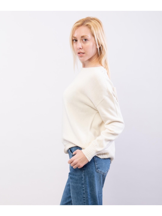 Maglia leggera con orlo a coste