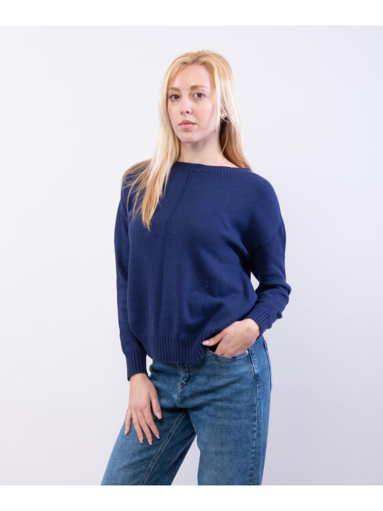 Maglia leggera con orlo a coste