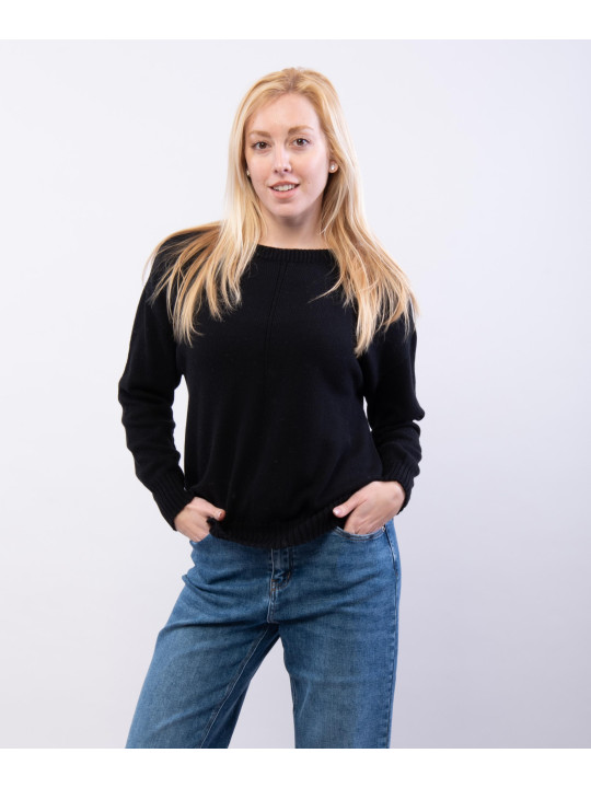 Maglia leggera con orlo a coste