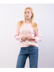 maglia leggera con collo arricciato