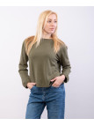 maglia leggera con collo arricciato