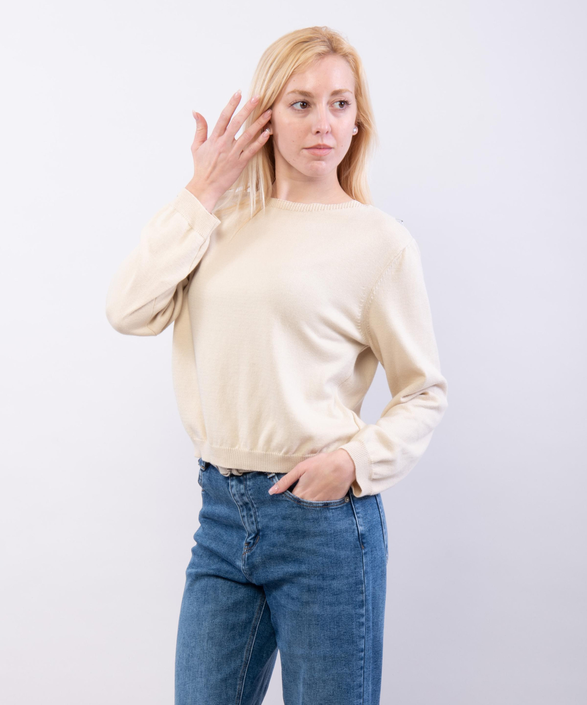 Maglia Leggera con Bottoni posteriori colorati