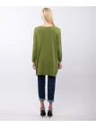 Maglia con tasche e bottoni laterali