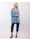 Maglia con tasche e bottoni laterali
