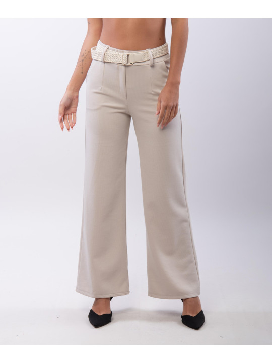 Pantaloni palazzo a costine