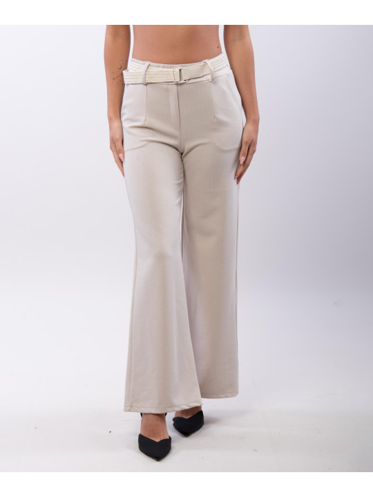 Pantaloni palazzo a costine