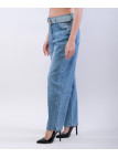 Jeans a Palloncino Fit con cintura