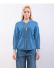 Maglia con zip e cappuccio