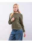 Maglia con orlo bicolore