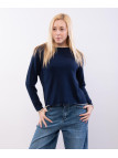 Maglia con orlo bicolore