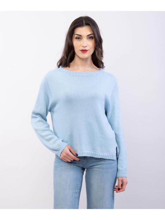 Maglia orlo a coste