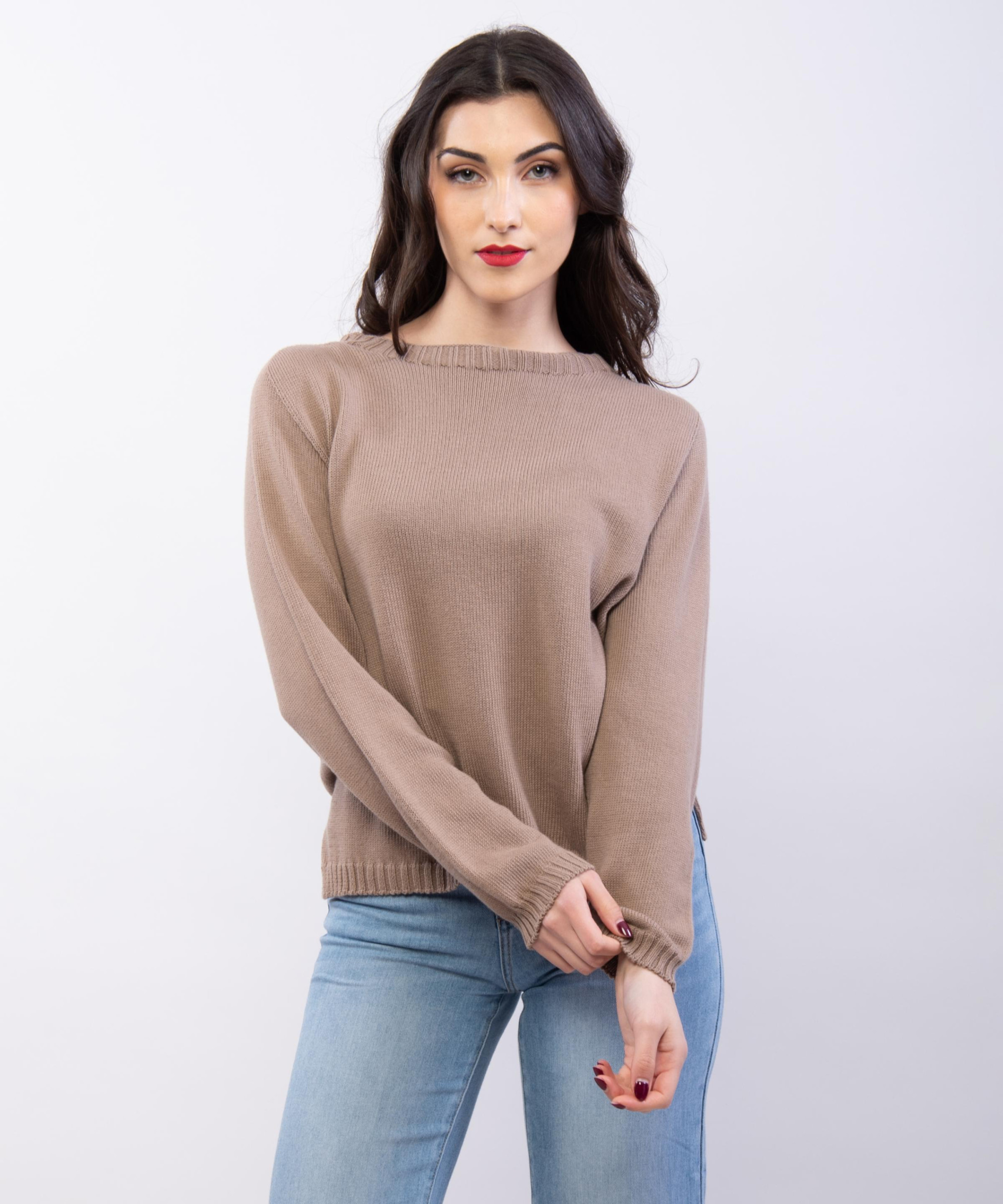 Maglia orlo a coste