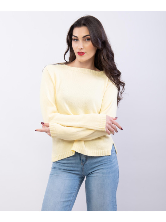 Maglia orlo a coste