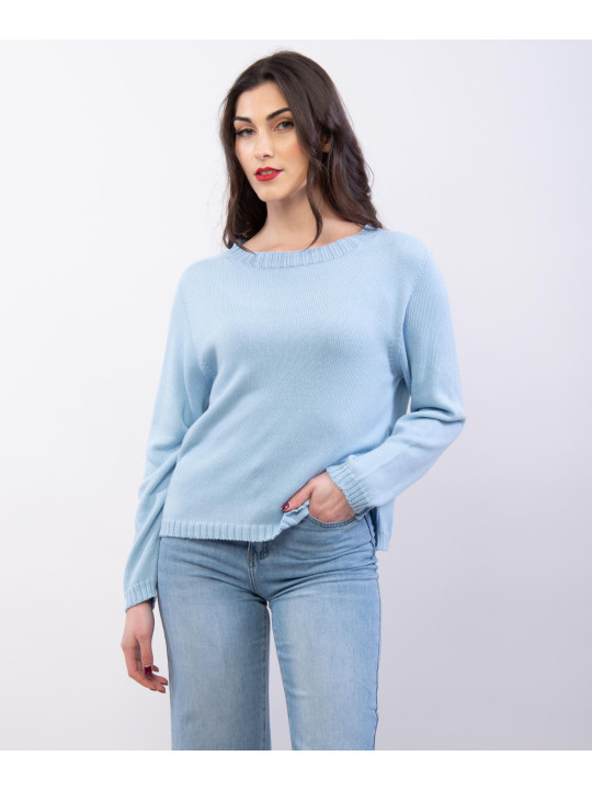 Maglia orlo a coste